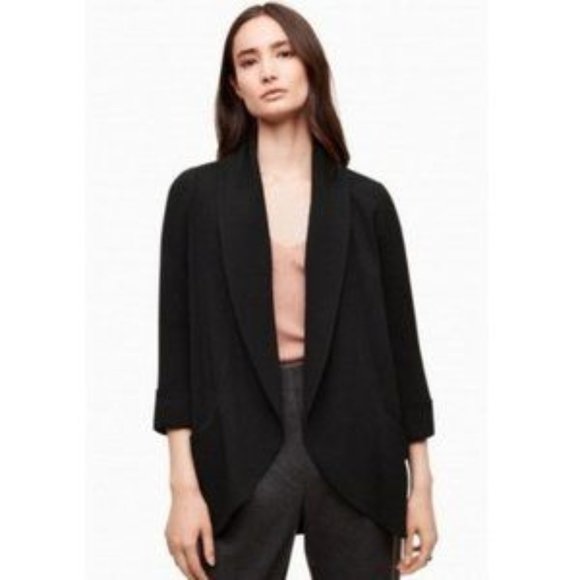 SOLD-Aritzia Wilfred Chevalier Black Blazer - Picture 5 of 7